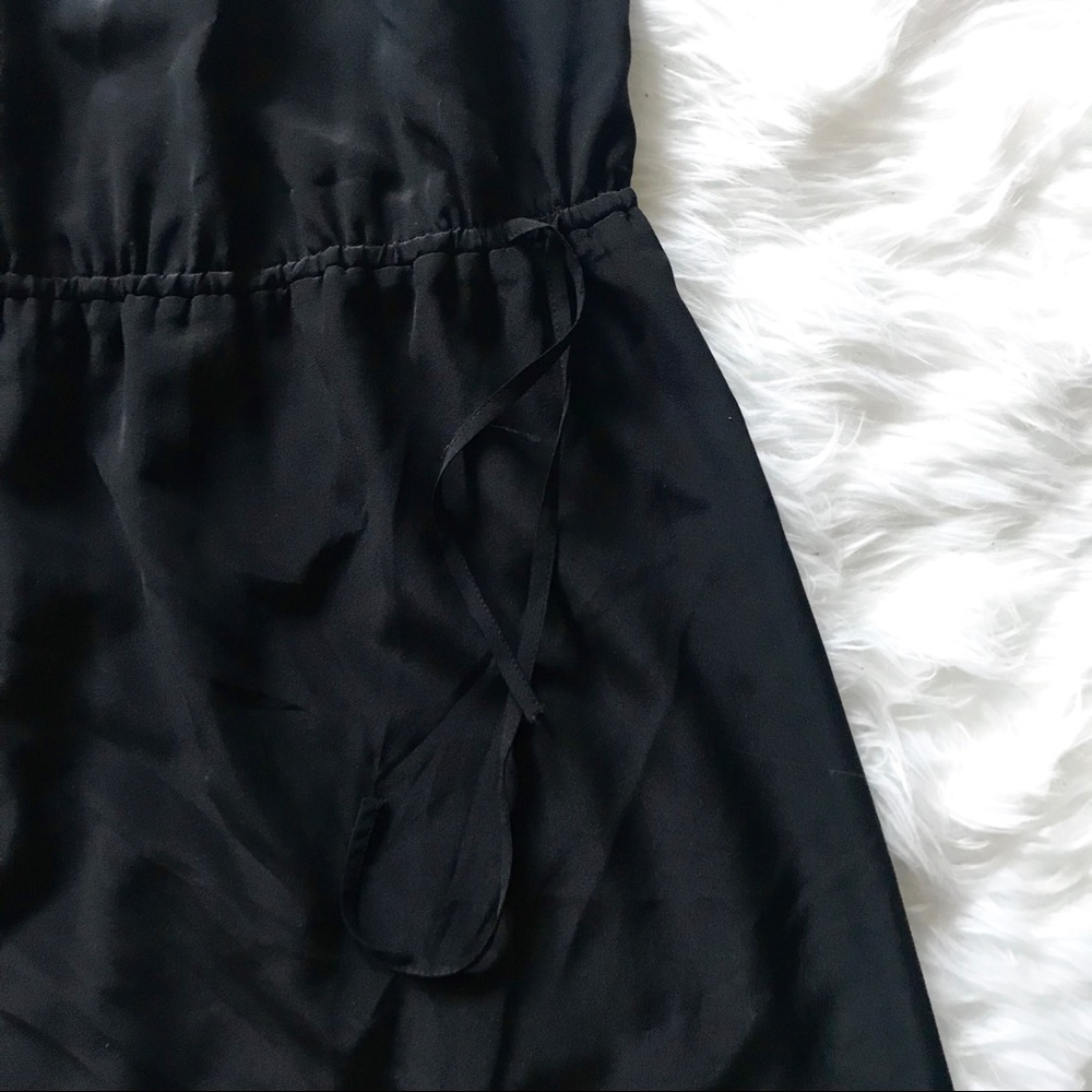 NWT Joie Florilege Silk Halter Dress in Caviar - Picture 6 of 6